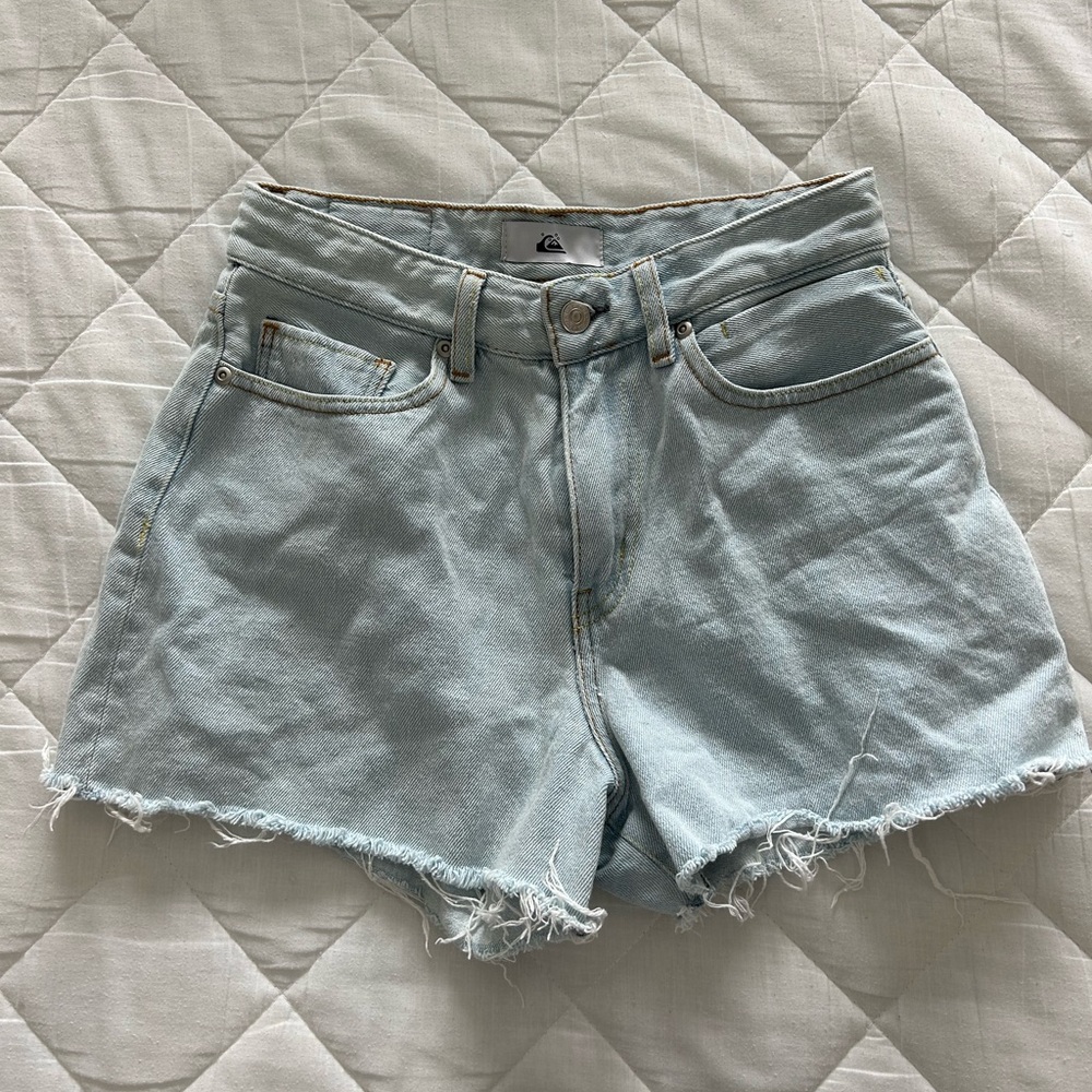 Quiksilver Women's Light Blue Jean Shorts